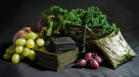 Eco-friendly disposable packaging, waste recycling concept, paper and cardboard waste, rubish sort and plastic free lifestyle.の素材