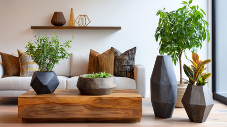 Interior of a modern beautiful apartment or house. Housewarming, buying your own home on credit, building and life insurance. Construction companies and home renovationの素材