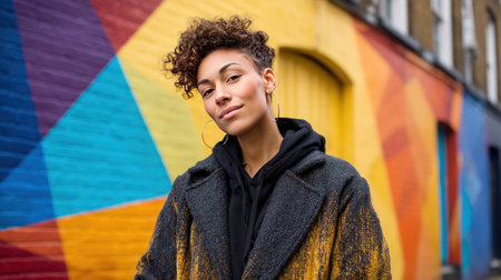 Lesbian couple friends generation zの素材