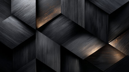 Art object for Black Friday, sales and promotions with a dark, black, colorful and effective theme. Luxury picture for advertising goods on the day of big discounts. Abstract background.の素材