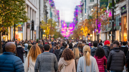 Consumerism, sales, black friday. Online shopping.の素材