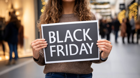 Consumerism, sales, black friday. Online shopping.の素材