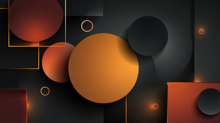 Art object for Black Friday, sales and promotions with a dark, black, colorful and effective theme. Luxury picture for advertising goods on the day of big discounts. Abstract background.の素材