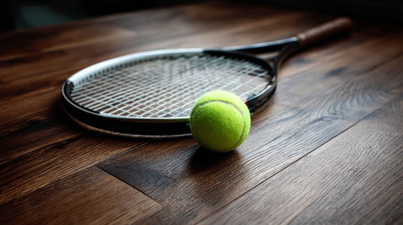 Tennis racket for sports tennis, competitions and great time for a healthy lifestyle.の素材