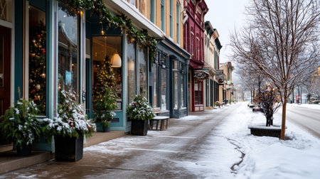 Merry Christmas and Happy Holidays greeting card, frame, and banner. New Year. Noel. Winter Christmas themeの素材