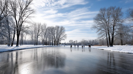 Merry Christmas and Happy Holidays greeting card, frame, and banner. New Year. Noel. Winter Christmas themeの素材