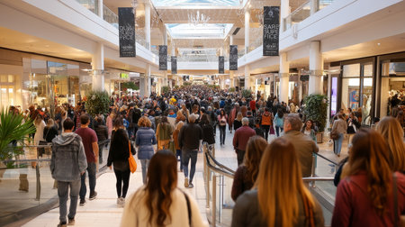 Consumerism, sales, black friday. Online shopping.の素材