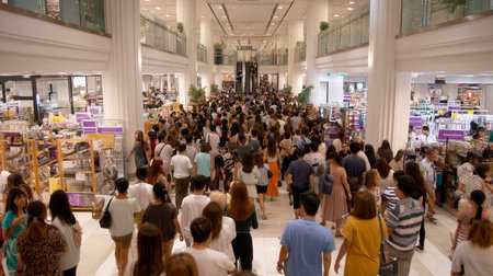 Consumerism, sales, black friday. Online shopping.の素材