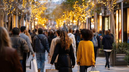 Consumerism, sales, black friday. Online shopping.の素材