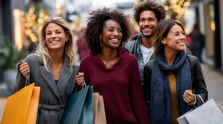 Consumerism, sales, black friday. Online shopping.の素材