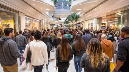 Consumerism, sales, black friday. Online shopping.の素材