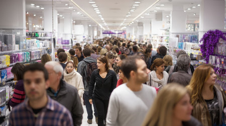 Consumerism, sales, black friday. Online shopping.の素材