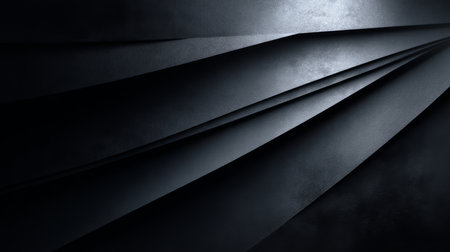 Art object for Black Friday, sales and promotions with a dark, black, colorful and effective theme. Luxury picture for advertising goods on the day of big discounts. Abstract background.の素材