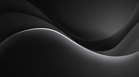 Art object for Black Friday, sales and promotions with a dark, black, colorful and effective theme. Luxury picture for advertising goods on the day of big discounts. Abstract background.の素材