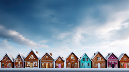 Merry Christmas and Happy Holidays greeting card, frame, and banner. New Year. Noel. Winter Christmas themeの素材