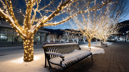 Merry Christmas and Happy Holidays greeting card, frame, and banner. New Year. Noel. Winter Christmas themeの素材