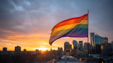 Lesbian couple friends generation zの素材