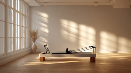 Equipment and exercise machines in the fitness center modern gym for sports, fitness and yoga. Healthy lifestyle, life on sports, maintaining a figure in a slim body.の素材