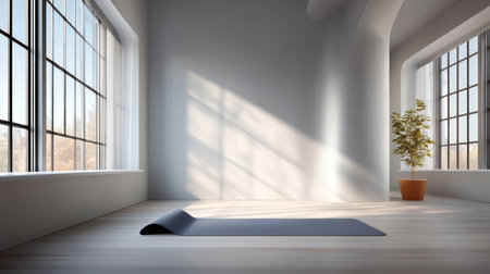 Equipment and exercise machines in the fitness center modern gym for sports, fitness and yoga. Healthy lifestyle, life on sports, maintaining a figure in a slim body.の素材