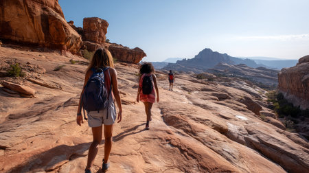 A beautiful desert backdrop. A gorgeous scene straight out of an Arabian fairy tale, where sand, heat, and silence reignの素材
