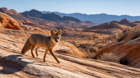 A beautiful desert backdrop. A gorgeous scene straight out of an Arabian fairy tale, where sand, heat, and silence reignの素材