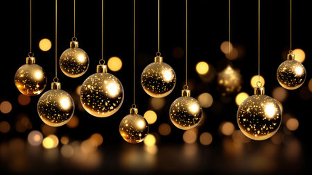 Merry Christmas and Happy Holidays greeting card, frame, and banner. New Year. Noel. Winter Christmas themeの素材