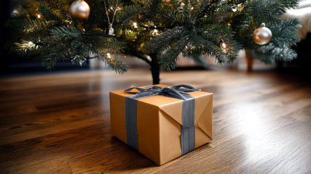 Loneliness during christmas holidays with copy space, holiday contrast, aging, and emotional storytelling.の素材