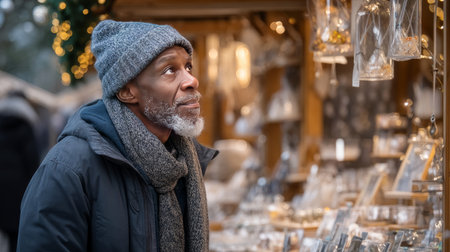 As a result of winter's cold, harshness, and warmth, holidays merge into one moment. The concept of loneliness and social support.の素材