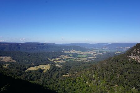 View over Kangaroo Valleyの写真素材