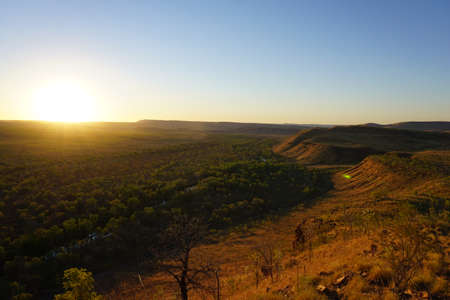 Sunset in the Kimberley regionの写真素材