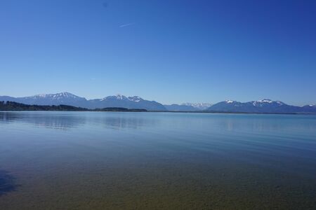 View of the Chiemseeの写真素材