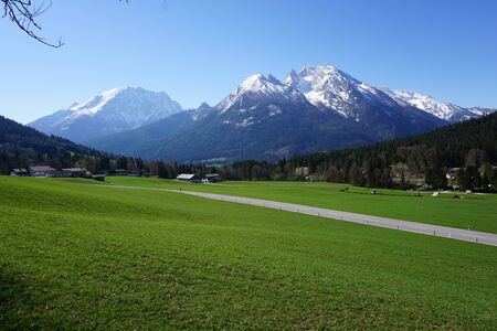 View of the alpsの写真素材