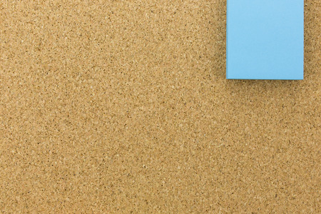 blue note on cork boardの写真素材