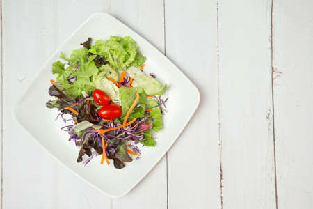Close up colorful frsh vegetable saladの写真素材