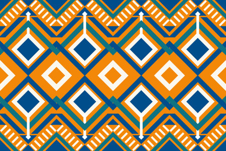 Ethnic boho seamless pattern. Tribal pattern. Folk motif. Textile rapport.