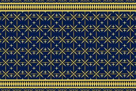 Seamless Repeatable Abstract Tribal Pattern Background that is seamless and repeatsのイラスト素材