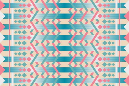 Seamless geometric pattern with rhombus. Vector illustration.