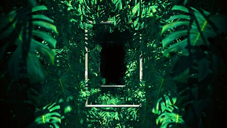 3D illustration Background for advertising and wallpaper in nature and advertising scene. 3D rendering in decorative conceptの写真素材