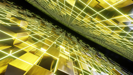 3D illustration Background for advertising and wallpaper in luxuly and fashion party scene. 3D...