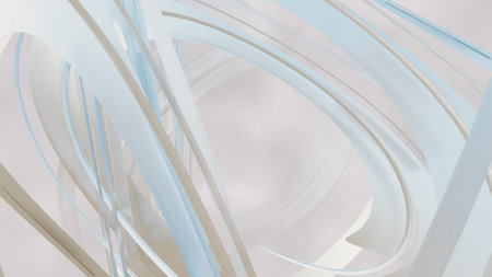 3D illustration Background for advertising and wallpaper in sci fi and technology innovation scene....