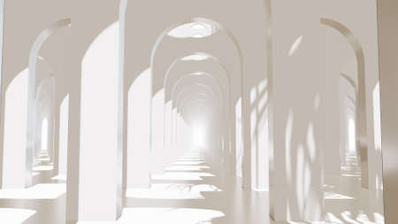 3D illustration Background for advertising and wallpaper in architecture and building scene. 3D rendering in decorative concept.の写真素材