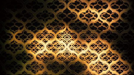 3D illustration Background for advertising and wallpaper in art deco and fashion party scene. 3D...