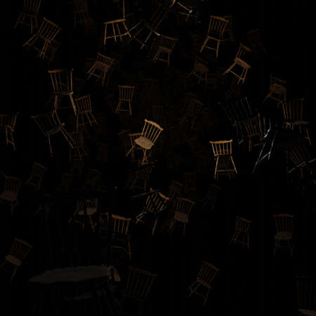 3D illustration Background for advertising and wallpaper in decorative and fantasy scene. 3D rendering in decorative conceptの写真素材