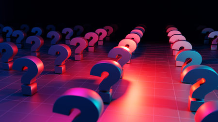 3D illustration Background for advertising and wallpaper in learn and know how scene. 3D rendering...