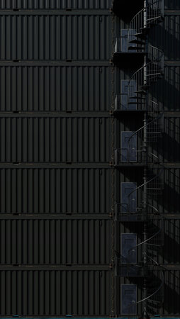 3D illustration Background for advertising and wallpaper in building and architecture scene 3D rendering in decorative concept.の写真素材