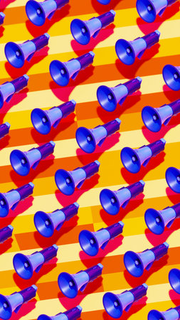 3D illustration Background for advertising and wallpaper in retro Pattern and pop art scene. 3D rendering in decorative concept.の写真素材