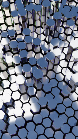 3D illustration Background for advertising and wallpaper in sci fi and technology innovation scene. 3D rendering in decorative concept.の写真素材