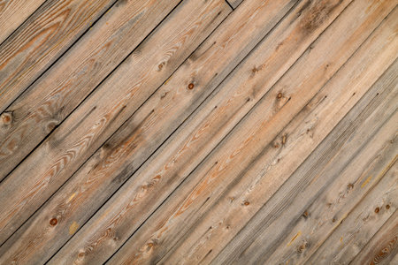 Wooden plank texture background in a diagonal pattern