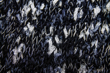 a black and white handmade knitted fantasy pattern background