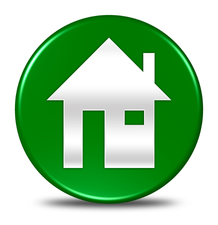 home button isolatedの写真素材